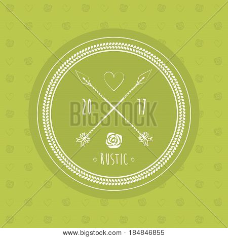 green card rustic celebration celebration text image vector illustration