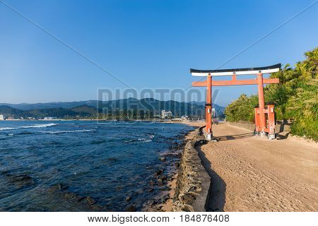 Torii in Aoshima Shrine