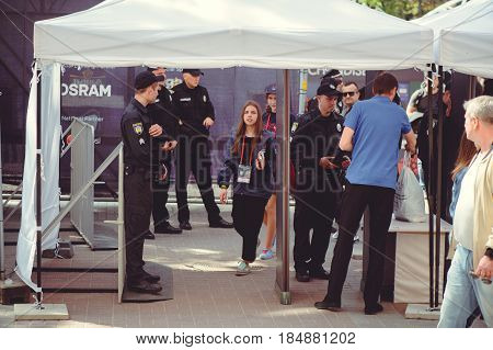 Eurovision 2017 Police Securing The Event