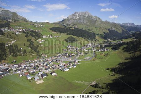Lech valley in the summer