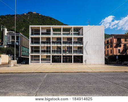 Casa Del Fascio In Como (hdr)