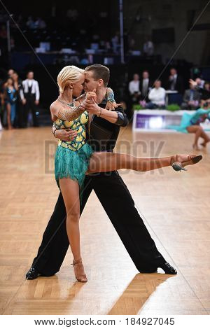 Dance Latin Couple In A Dance Pose