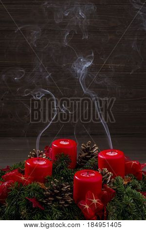 advent wreath for christmas