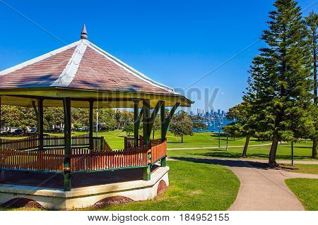 Pavilion at Camp Cove Beach in Sydney Australia