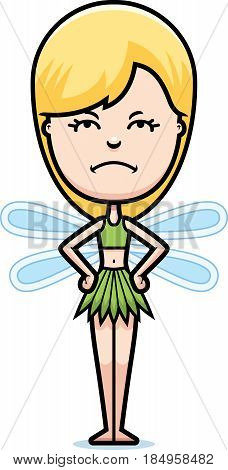 Angry Cartoon Teen Fairy