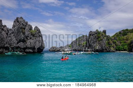 Landscape Of Tropical Sea At Sunny Day