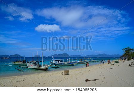 Landscape Of Tropical Sea At Sunny Day