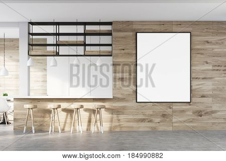 Light Bar With A Poster, Front