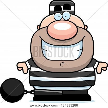 Smiling Cartoon Prisoner