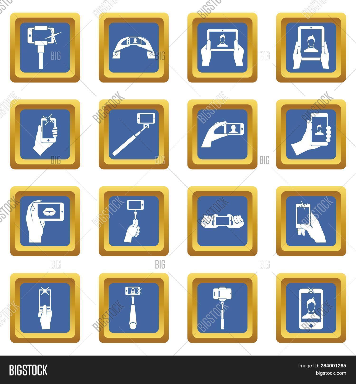 Selfie Icons 图片和照片（免费试用） | Bigstock