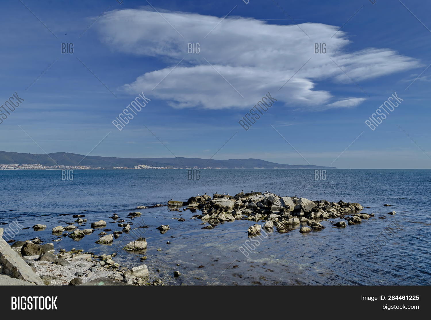 Life By Seashore Black Image & Photo (Free Trial) | Bigstock