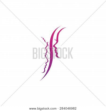 Fashion Hair Creative Logo Template Vector Illustration Icon Element
