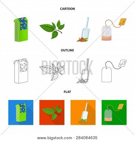 Vector Design Of Healthy And Floral  Symbol. Collection Of Healthy And Gradient Stock Vector Illustr