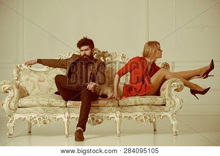 Treason And Resentment. Resentment After A Long Day Of Treason. Resentment Of Bearded Man After Trea