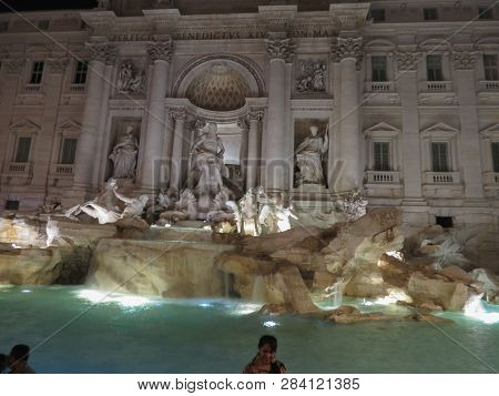 Trevi Fountain In Rome