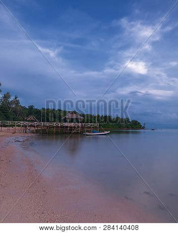 Blue Sky View Of Bintan Batam Island Indonesia