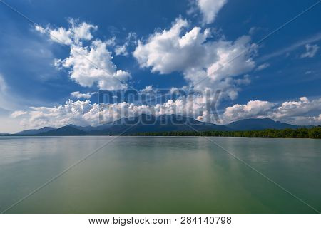 Blue Sky Tropical Beach Of Bintan Batam Wonderful Indonesia