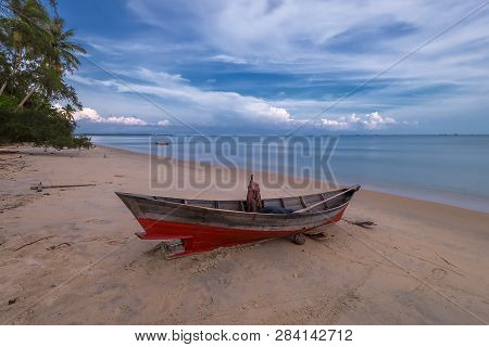 Blue Sky Tropical Beach Of Bintan Batam Wonderful Indonesia