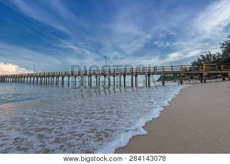 Blue Sky Tropical Beach Of Bintan Batam Wonderful Indonesia