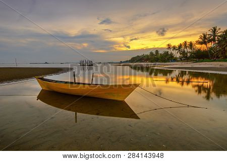 Panorama Sunset Of  Batam Bintan Wonderful Indonesia