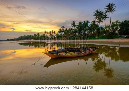 Panorama Sunset Of  Batam Bintan Wonderful Indonesia