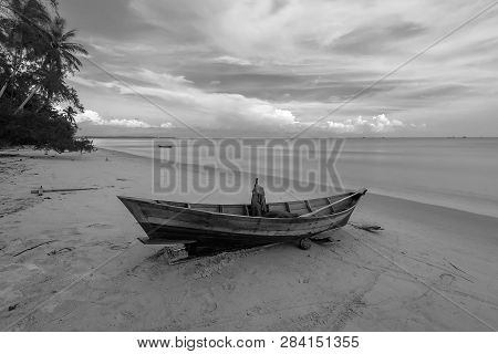 Blackwhite Photo Panorma Of Batam Bintan Wonderful Indonesia