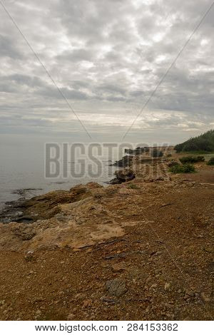 The Sea Of Ibiza A Very Cloudy Day