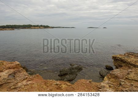 The Sea Of Ibiza A Very Cloudy Day