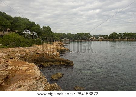 The Sea Of Ibiza A Very Cloudy Day