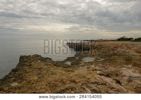 The Sea Of Ibiza A Very Cloudy Day