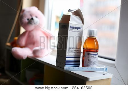 Details With A Bottle Of Eurespal (pneumorel)