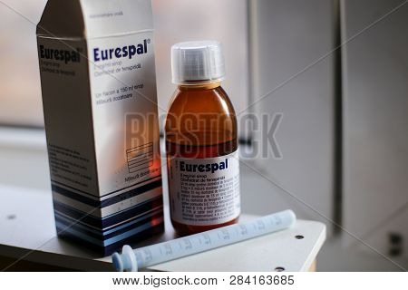 Details With A Bottle Of Eurespal (pneumorel)