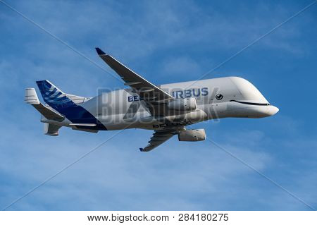 Airbus Beluga Xl Supertransporter Over Hawarden Airport