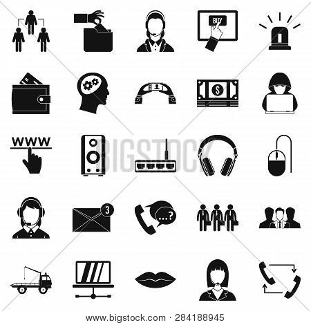Earflaps Icons Set. Simple Set Of 25 Earflaps Icons For Web Isolated On White Background