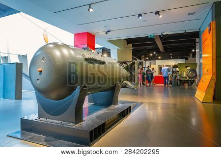 London, Uk - May 22 2018: Imperial War Museums (iwm)  Intended To Record The Civil And Military War