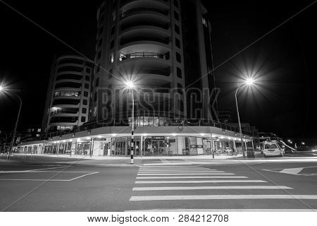 Mount Maunganui New Zealand - February 8 2019:apartment Buildings On Mount Maunganui Marine Parade W