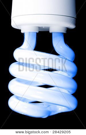 Compacte fluorescerende efficiënte energie te besparen gloeilamp