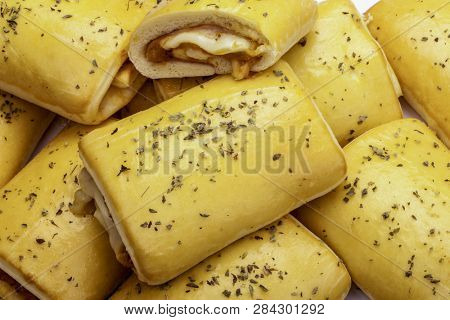 Brazilian Snack with cheese and ham