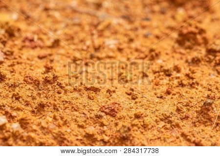Abstract Red Clay Texture For Background.