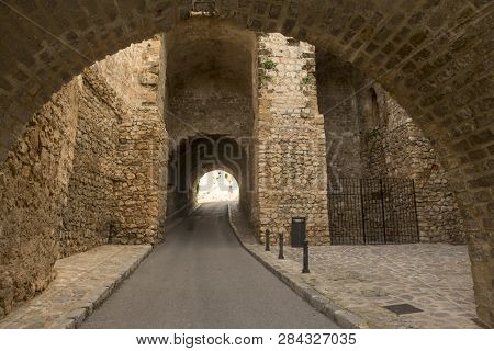 Through The Streets Of The Town Of Ibiza