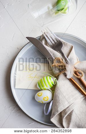 Easter Table Setting