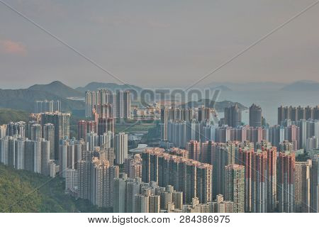 View Of Hong Kong Buildings At Tseung Kwan O