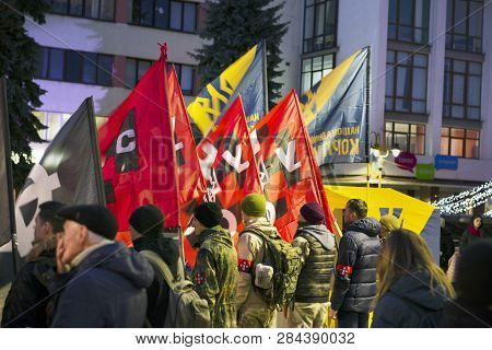 Memorial Procession With Torches