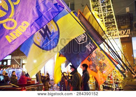 Memorial Procession With Torches