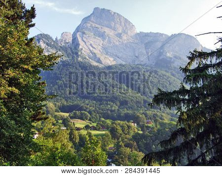 Gonzen Mountain Or Gonzen Berggipfel In The Appenzell Alps Mountain Range - Canton Of St. Gallen, Sw