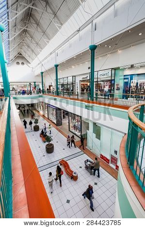 Inside Interior Of Alberton City Mall In Johannesburg