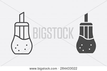 Sugar Dispenser Icon Vector, Filled Flat Sign, Solid Pictogram Isolated On White. Symbol, Logo Illus