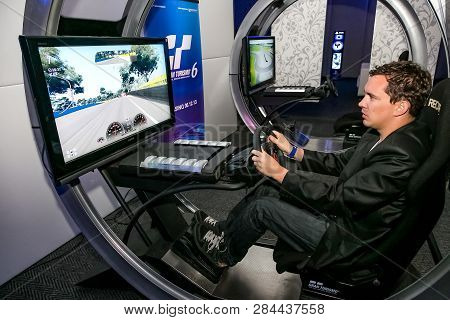 Gamers At Play Station Ps4 Launch Event