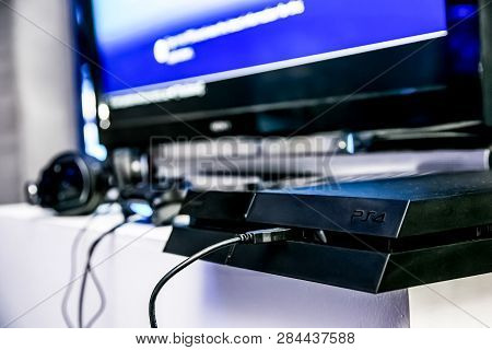 Johannesburg, South Africa - December 10 2013: Play Station Ps4 At Launch Event