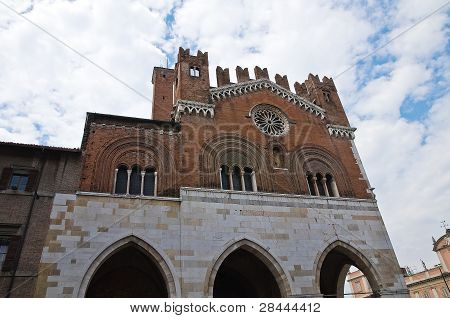 Radnice. Piacenza. Emilia-Romagna. Itálie.